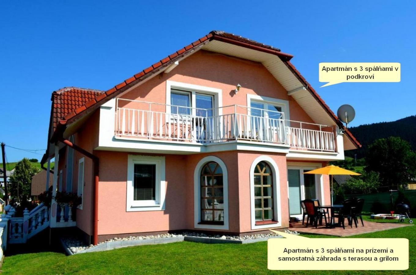 רוז'ומברוק Chalupa Riviera A Apartmany Riviera - Liptov Besenova מראה חיצוני תמונה